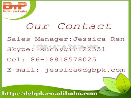 round handle plastic vacuum rice bag BOPP/CPP materials