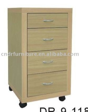 movable wood night table