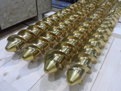 PVD Coated Screw with TiN CrN AlTiN Coatings