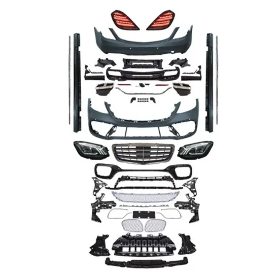 High-Quality Old to New S65 AMG Style Car Parts - Front Bumper, Rear Diffuser Body Kit for BENZ W222 (2014-2022)