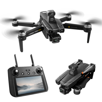Ae86 Pro Drone with 4K HD Dual Camera FPV, 3-Axis Anti-Shake Gimbal, 6km Obstacle Avoidance, and Brushless Quadcopter