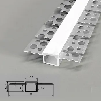 Customized LED Profiles for Flexible Linear Lights in Shopping Mall Living Rooms