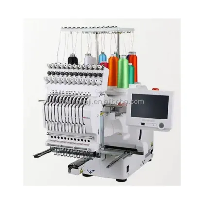 Industrial Sewing Machine: Happy Japan Original High Speed Computerized Flat Single Head 12 Needles Embroidery Machine