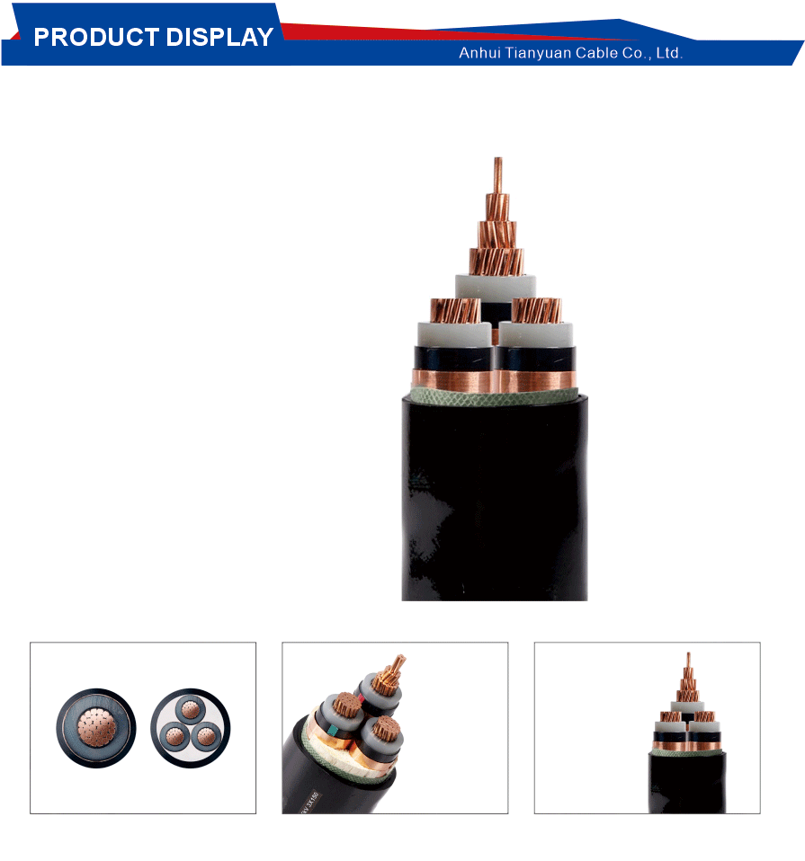 Copper power cable flame proof