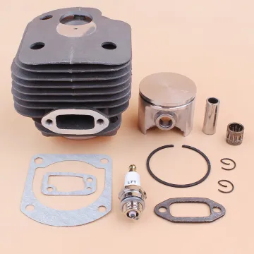 50MM Cylinder Piston Needle Bearing Spark Plug Gasket Kit For HUSQVARNA 268 268K 268XP Chainsaw Parts