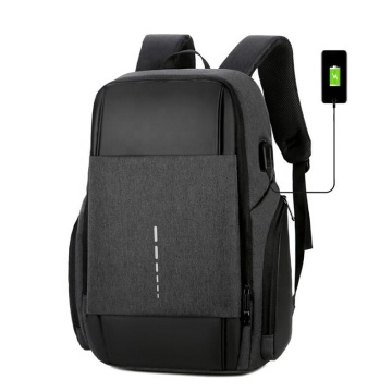 Custom Men's Fashion USB Laptop Backpack for Wholesale