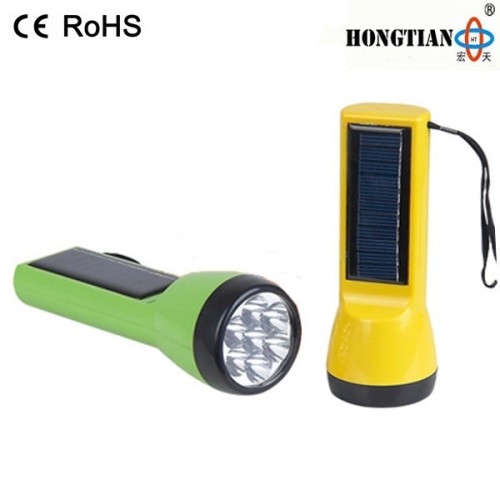 emergency mini dynamo led rechargeable solar torch light