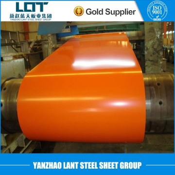 RAL 2004 Pure orange Prepainted hot dipped galvanized steel coil ppgi for corrugated roofing sheets