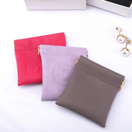 Custom Printed PU Leather Waterproof Jewelry Storage pouch