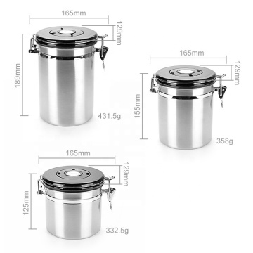 Airtight Coffee Canister with Spoon