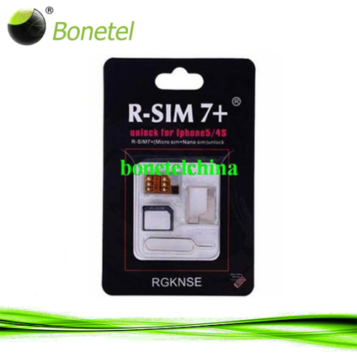 Unlock Turbo SIM Card R-SIM 7+ for iPhone 5/4s