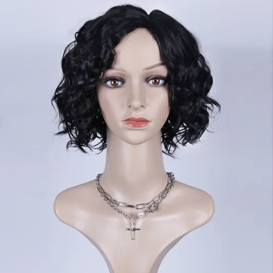 Cheap Black Ladies Short Pixie Cut Wig Natural Black Pixie Wig for Black Women With Short Forehead No Glue  Short Hair Wig