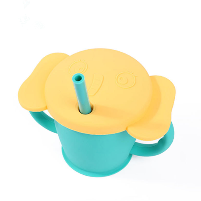 Silicone Baby Sippy Training Cups