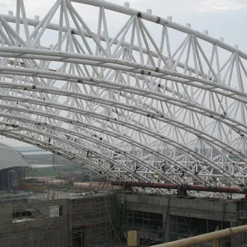 Steel Structure Space Truss Roof for Macao College, 99 Meters Span of Steel StructureNew