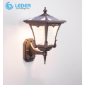 Lampade da parete per esterni LEDER nere