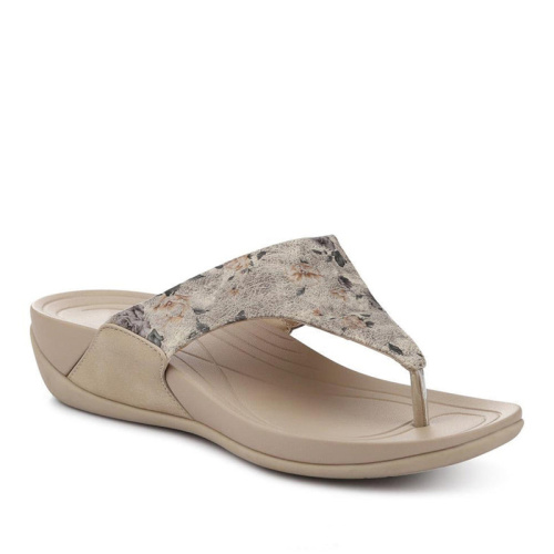 Comfortable Thick Heel Roman Sandals With Toe Design