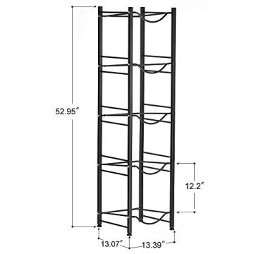 5-Tiers Full-Loading 5 Gallons Water Jug Holder