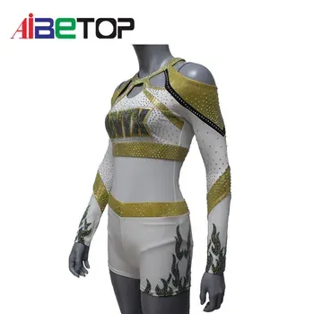 Custom cheerleading uniforms spandex cheerleading uniforms