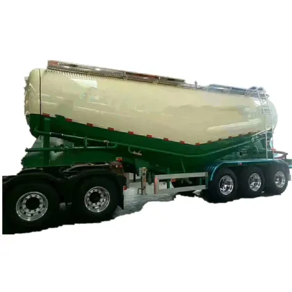 Changhong Brand Pneumatic Dry Bulk Cement Transport Tanker Semi Trailer