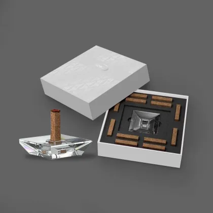 Smart Incense Crystal Burner Set with Chimney