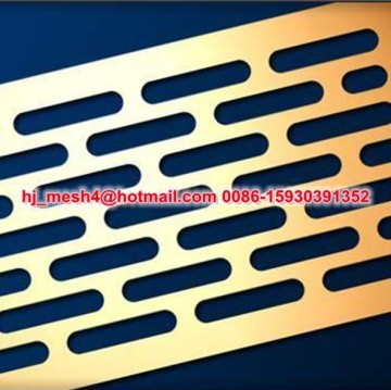 slot hole perforated metal panel