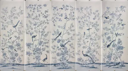 Artisan Hand Painted Wallpaper Collection
