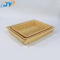 stackable food grade rectangular bread basket