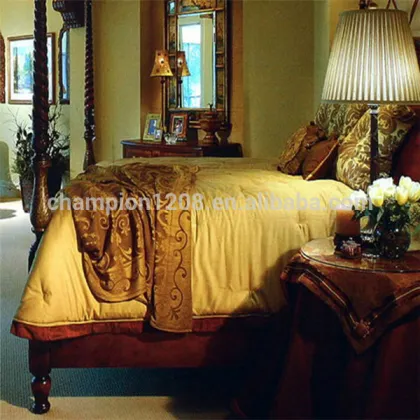 Classical luxury sofa bed with bedding set