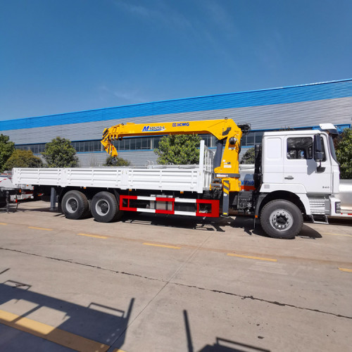 Shacman 6x4 14 тонны кранов с краном