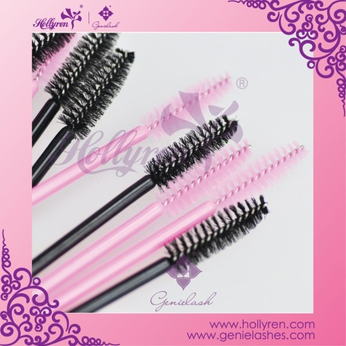 Mascara Brush for Eyelash Extensions(Pink &Black Color)