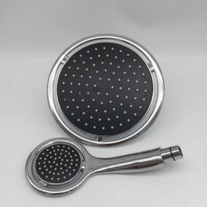 블랙 플라스틱 조절 오버 헤드 샤워 세트