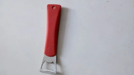 stainless steel bottle opener with silicone coated
