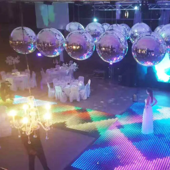 LED Wireless Magnetic Dance Floor: Elevating Wedding Stages and Disco Parties with Advanced Event Lighting