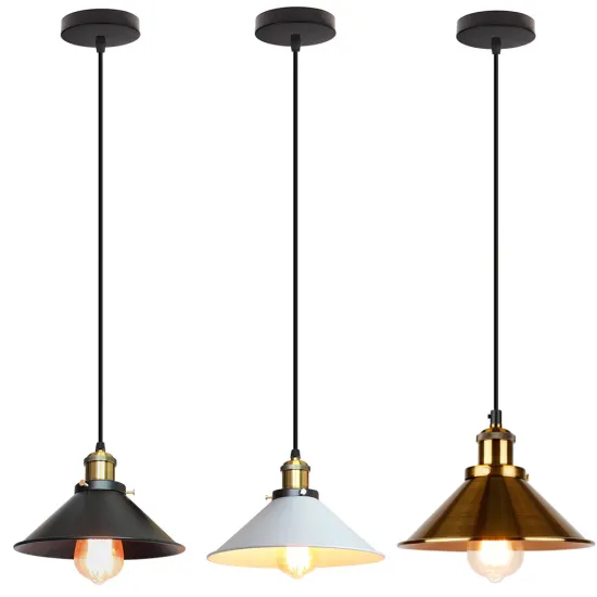 Nordic Retro Industrial Pendant Light for Loft Style Home Decoration