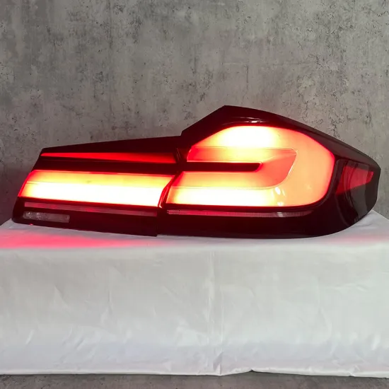 18-20 BMW 5 Series G38 Taillight Assembly Modification - New Smoked Black LED Taillights for 21 G30LCI