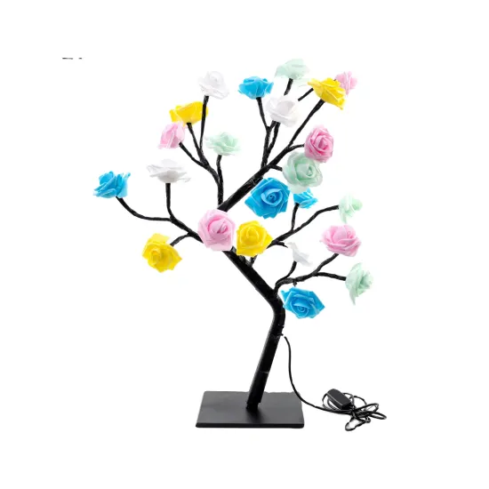 Cute Flower Rose Tree Lamp Bulb Light for Bedroom & Livingroom - Perfect Birthday, Mother's Day, Valentine's Day, Christmas Gift