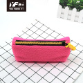 Custom color contrast popular stationery childen's pen bag Three layers of large capacity multifunctional bag