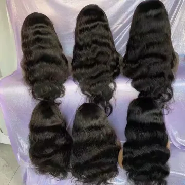 Factory Price Human Hair Transparent HD Swiss Lace Frontal Wig 360 Lace Front Wigs,12a Virgin Cuticles Aligned Human Hair wigs