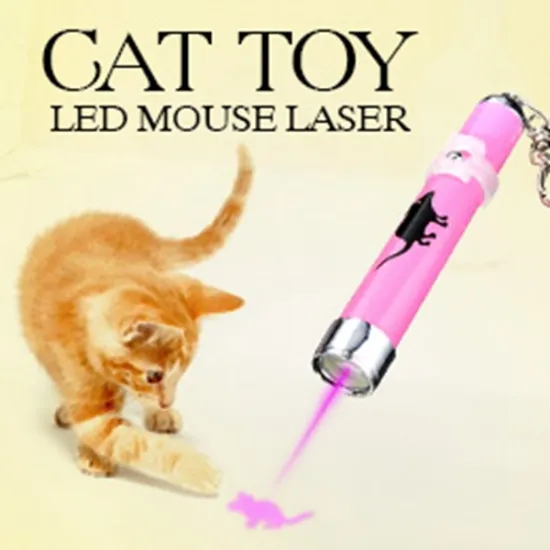 Funny Pet Products Cat Toys LED Laser Lights Infrared Tease Cats Toys Laser Pointer Light Pen With Bright Animation Mouse