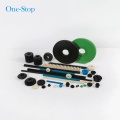 Highly elastic plastic rack