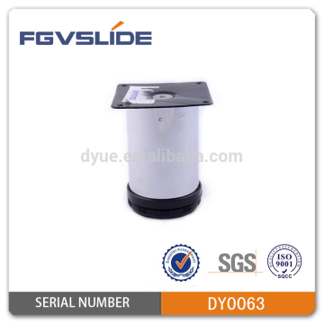 adjustable chrome plated furniture bed leg