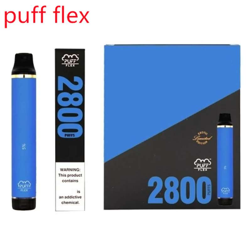 Atomizadores de vape desechables Puff Flex 2800 Puffs