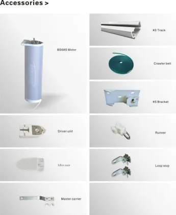 Automatic curtain system remote control electric curtain motor