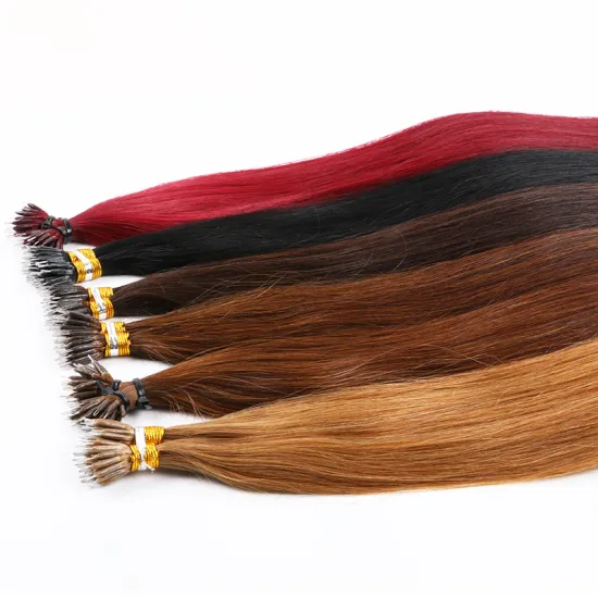 Cheap Unprocessed Raw Virgin Hair 20 Inch 100 Remy Natural Hair Extension Wholesale I&U&V&Flat&Nano Tip Hair Extensions