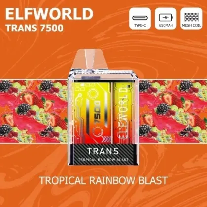Portable Elf word Trans 7500 Disposable E-cigarette