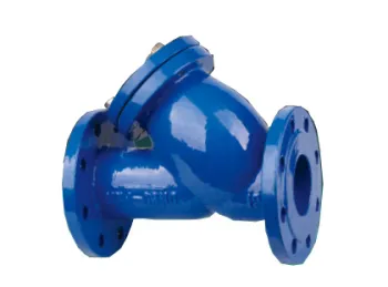 cast iron flange ends Y type strainer