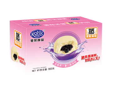 Wholesale blueberry flavored fresh cake dessert egg cake
