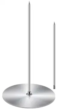 Rack Meat Grill Stainless Removable Vertical Brazilian Barbecue Grilling Vertical Skewer