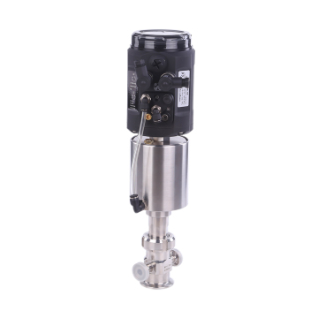 Stainless Steel Clamp Flow Regulate Valve with Intelligent Head - Sanitary 0.5 Inch Flow Regulating Valve