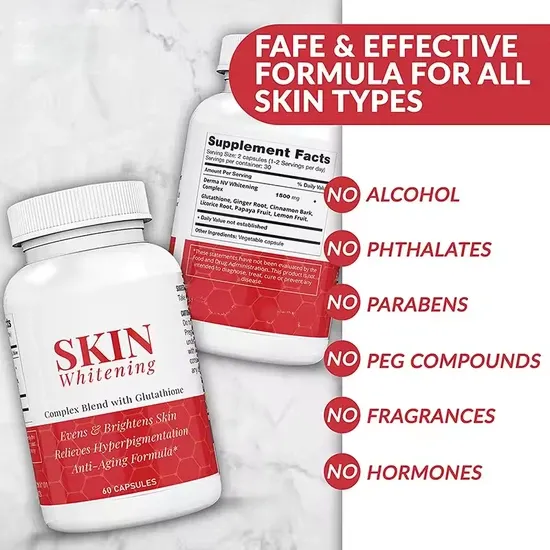Skin Whitening Capsules for Dark Spot Removal